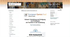 Desktop Screenshot of european-games-pool.de
