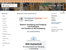 Tablet Screenshot of european-games-pool.de